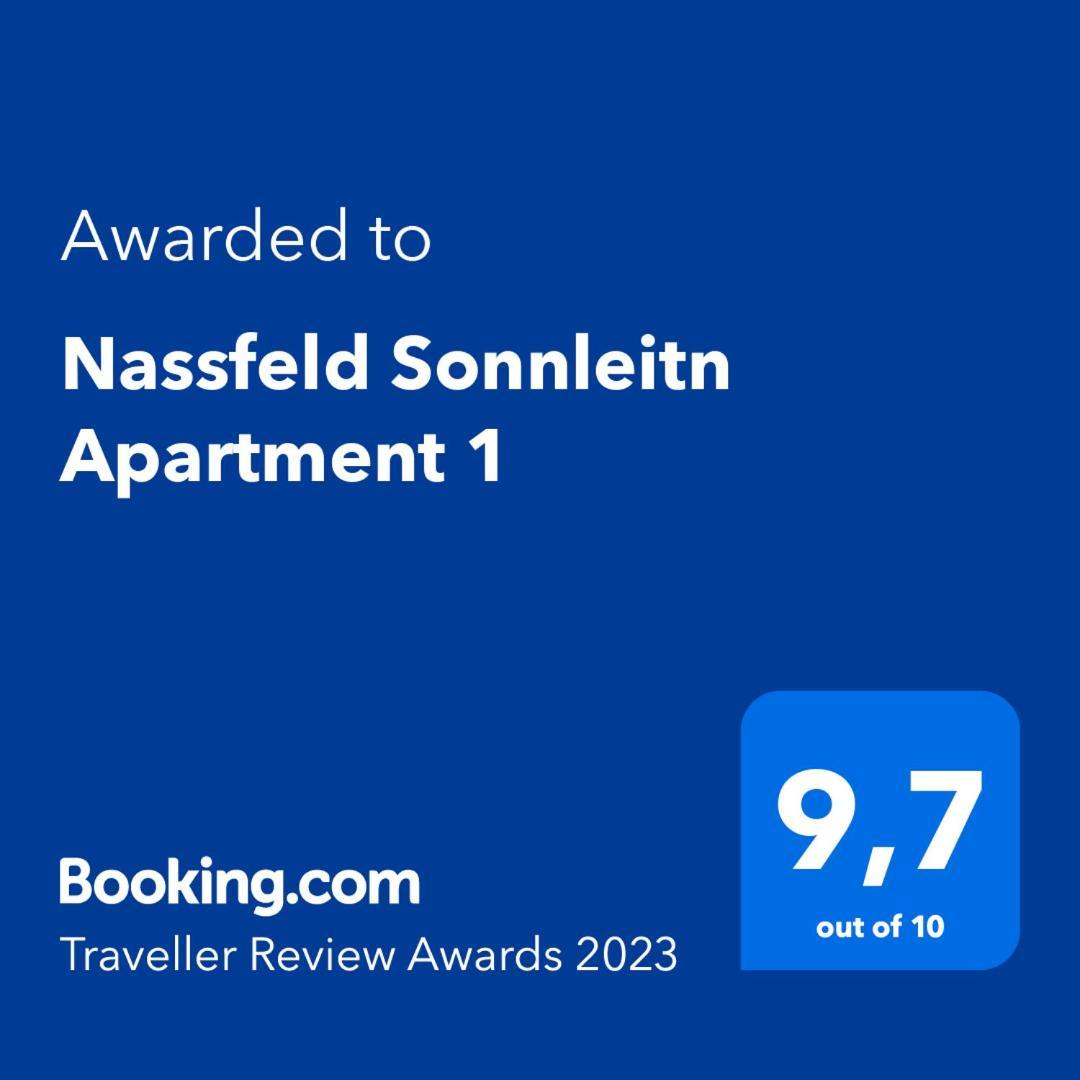 Nassfeld Sonnleitn Apartment 2 조넨알페 나스펠트 외부 사진